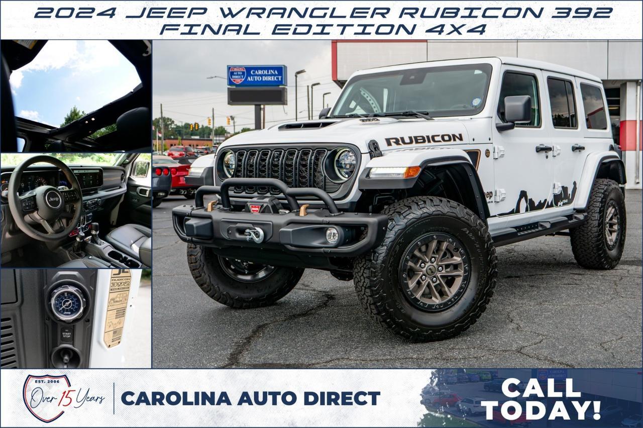 2024 Jeep Wrangler Rubicon 392 Final Edition 4X4 / Sky One Roof / Air Compressor! Lincolnton NC