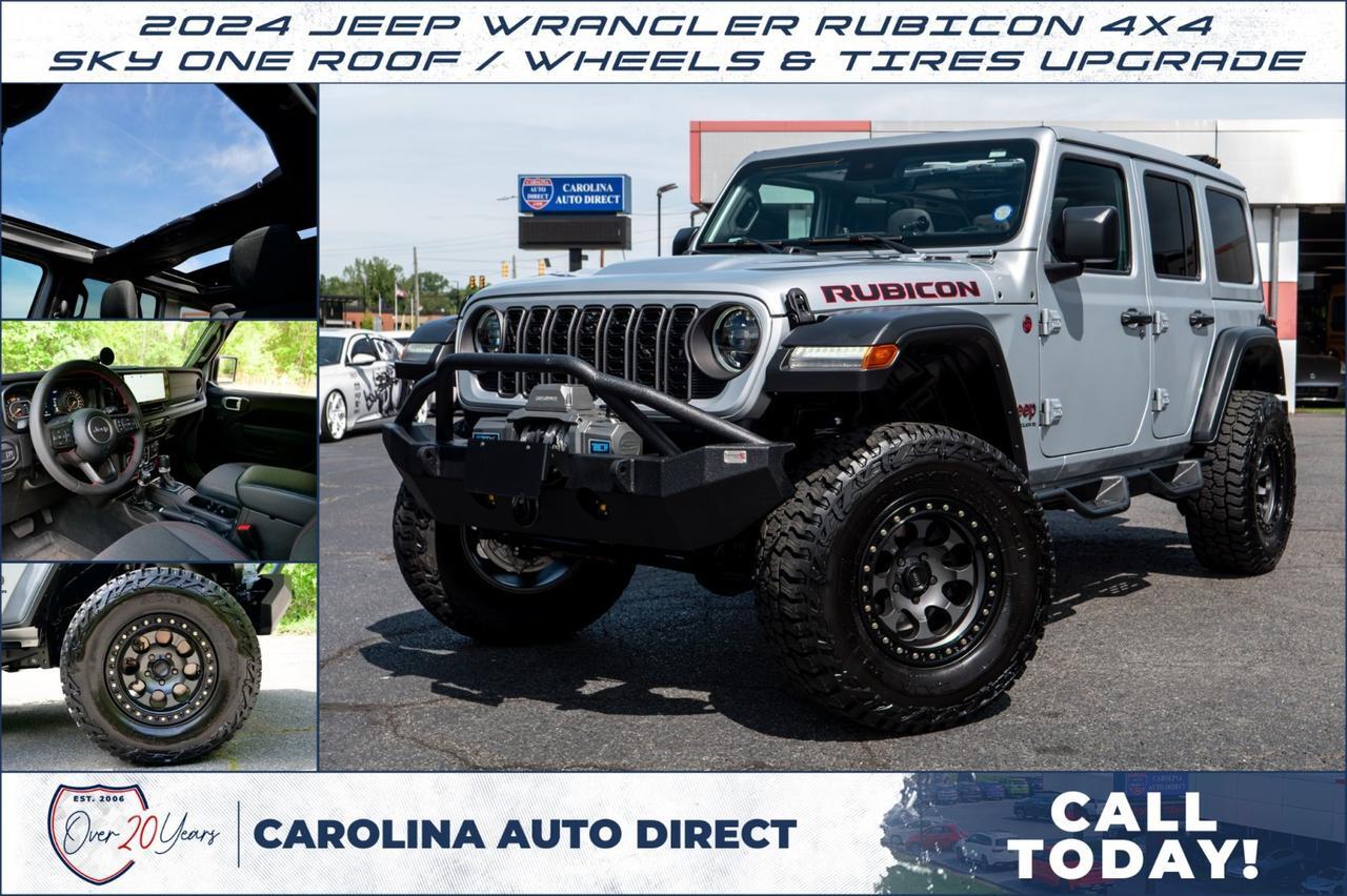 2024 Jeep Wrangler Rubicon 4X4 / Sky One Roof / Wheels & Tires Upgrade!