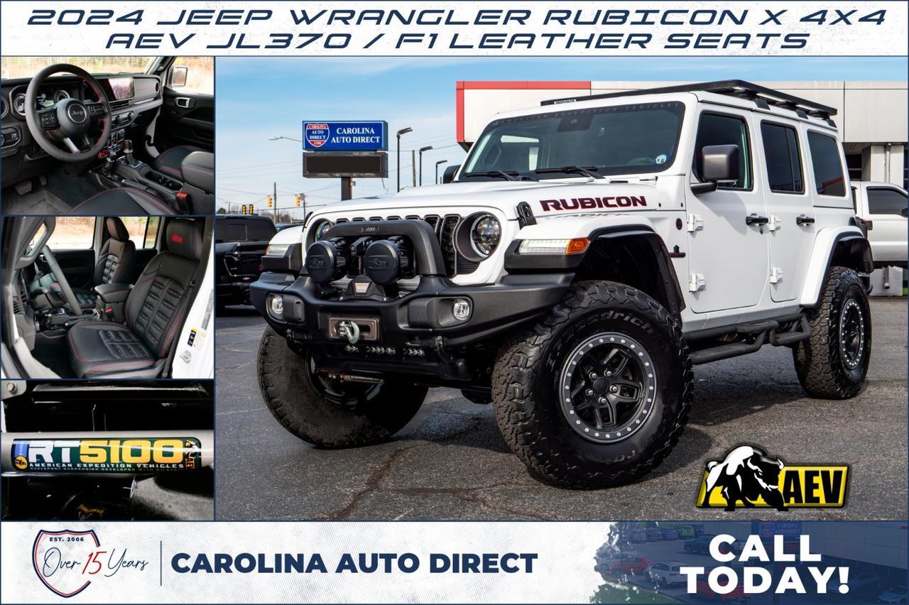 2024 Jeep Wrangler Rubicon X 4X4 / AEV JL370 / F1 Leather Seats!