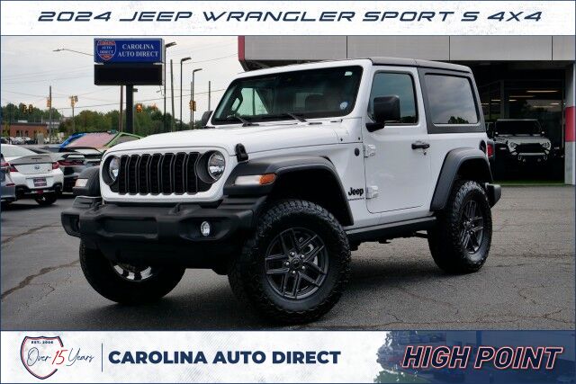 2024 Jeep Wrangler Sport S 4X4 / Upgrades / Preferred Package / Hard Top! High Point NC