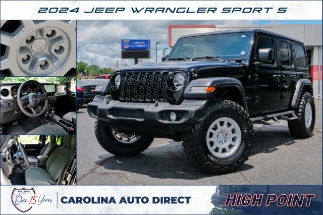 2024 Jeep Wrangler Sport S 4x4 / Convenience Group / Wheels & Tires! High Point NC