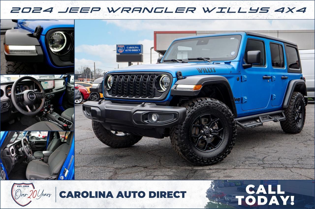 2024 Jeep Wrangler Willys 4X4 / Convenience Group / Active Safety Group! Lincolnton NC