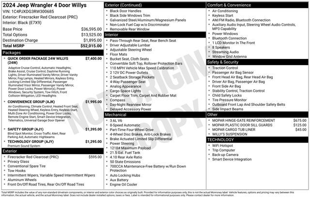 2024 Jeep Wrangler Willys Raleigh NC