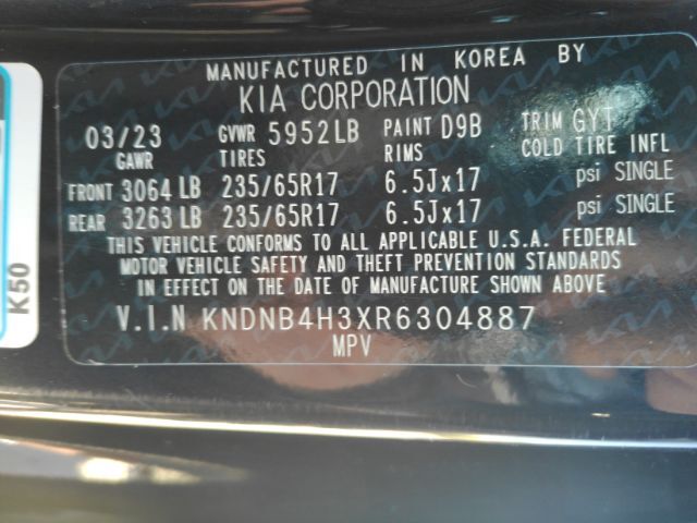 2024 Kia Carnival MPV LX Seat Package Plano TX