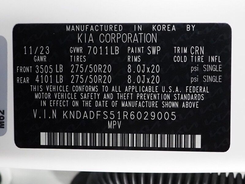 2024 Kia EV9 Land AWD *NAVIGATION, SAFETY ALERTS, ADAPTIVE CRUISE, 360 VIEW CAMERAS, PANORAMA MOONROOF, CLIMATE SEATS, HEATED STEERING, 2ND ROW CAPTAINS, MERIDIAN AUDIO, 20 INCH WHEELS, APPLE CARPLAY Round Rock TX