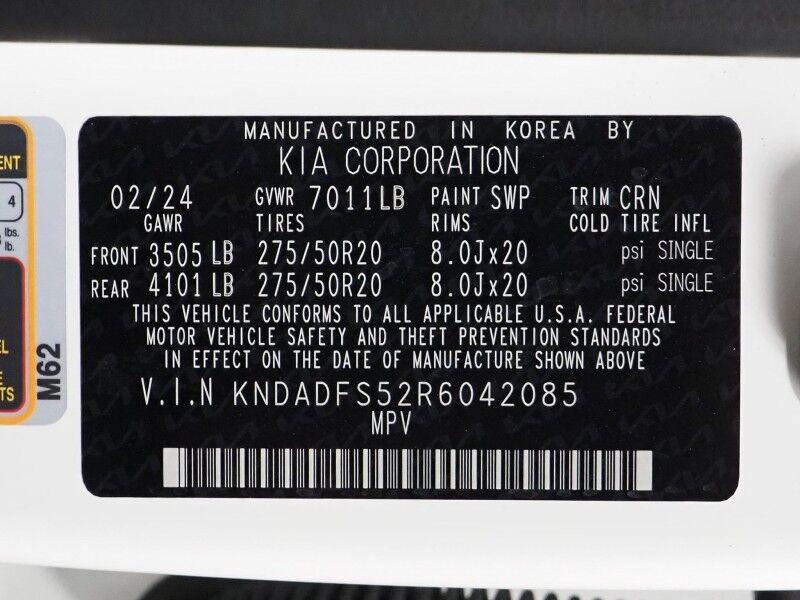 2024 Kia EV9 Land AWD *NAVIGATION, SAFETY ALERTS, ADAPTIVE CRUISE, 360 VIEW CAMERAS, PANORAMA MOONROOF, CLIMATE SEATS, HEATED STEERING, 2ND ROW CAPTAINS, MERIDIAN AUDIO, 20 INCH WHEELS, APPLE CARPLAY Round Rock TX