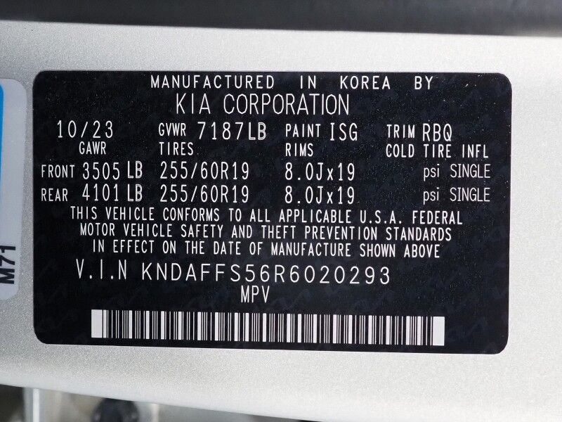 2024 Kia EV9 Wind AWD *NAVIGATION, SAFETY ALERTS, ADAPTIVE CRUISE, BACKUP-CAMERA, COLOR TOUCHSCREEN, PANORAMA MOONROOF, CLIMATE SEATS, HEATED STEERING, POWER LIFTGATE, REMOTE START, WIRELESS CHARGING, ANDROID & APPLE Round Rock TX