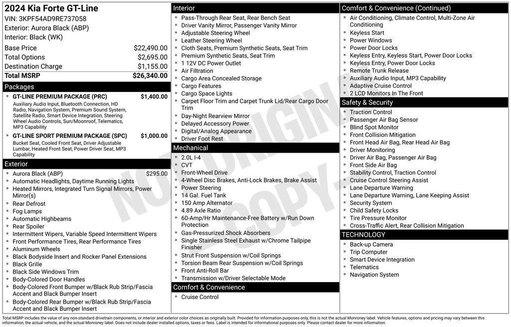 2024 Kia Forte GT-Line Akron OH
