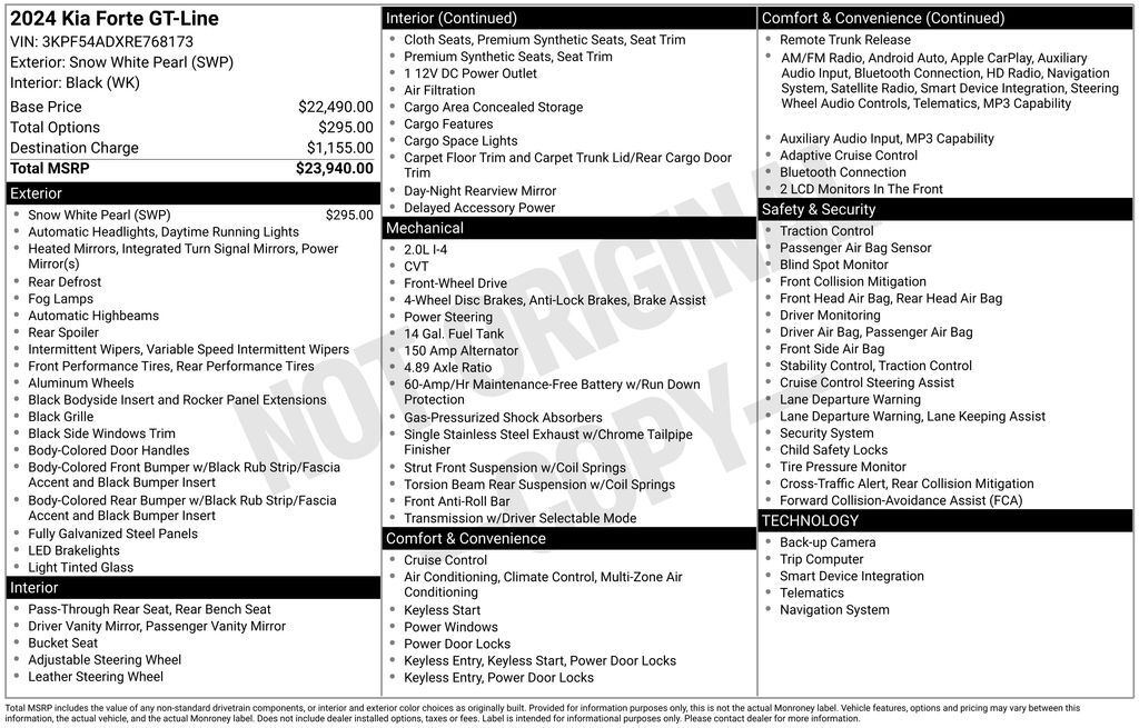 2024 Kia Forte GT-Line Akron OH