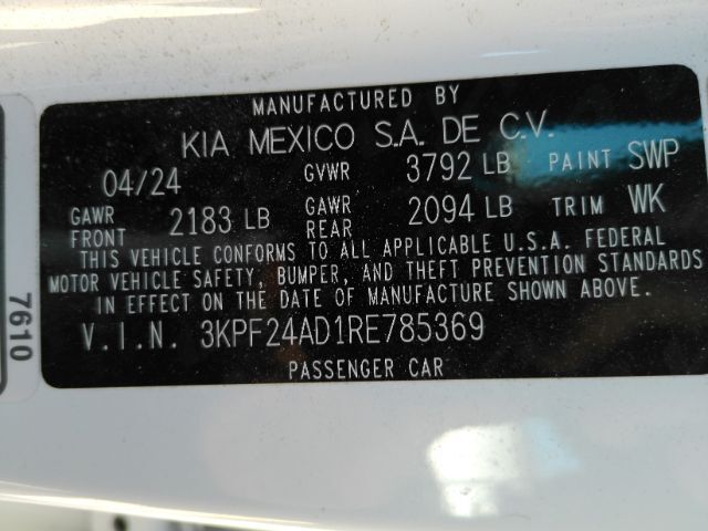 2024 Kia Forte LXS Plano TX