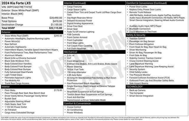 2024 Kia Forte LXS Raleigh NC