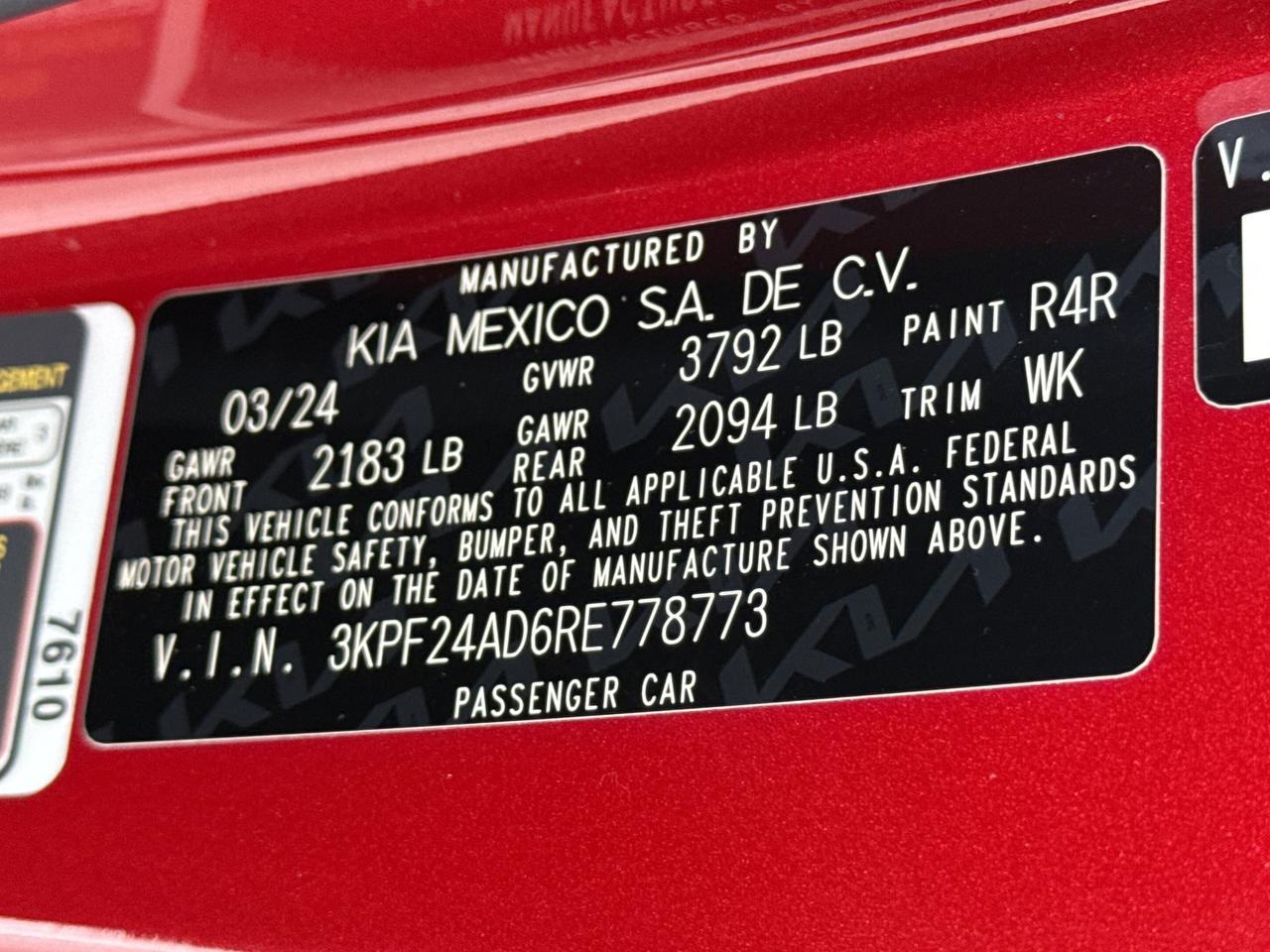 2024 Kia Forte LXS San Antonio TX