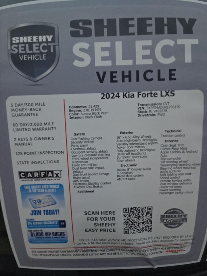 2024 Kia Forte LXS Waldorf MD