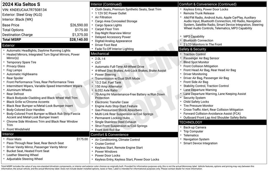 2024 Kia Seltos S Akron OH