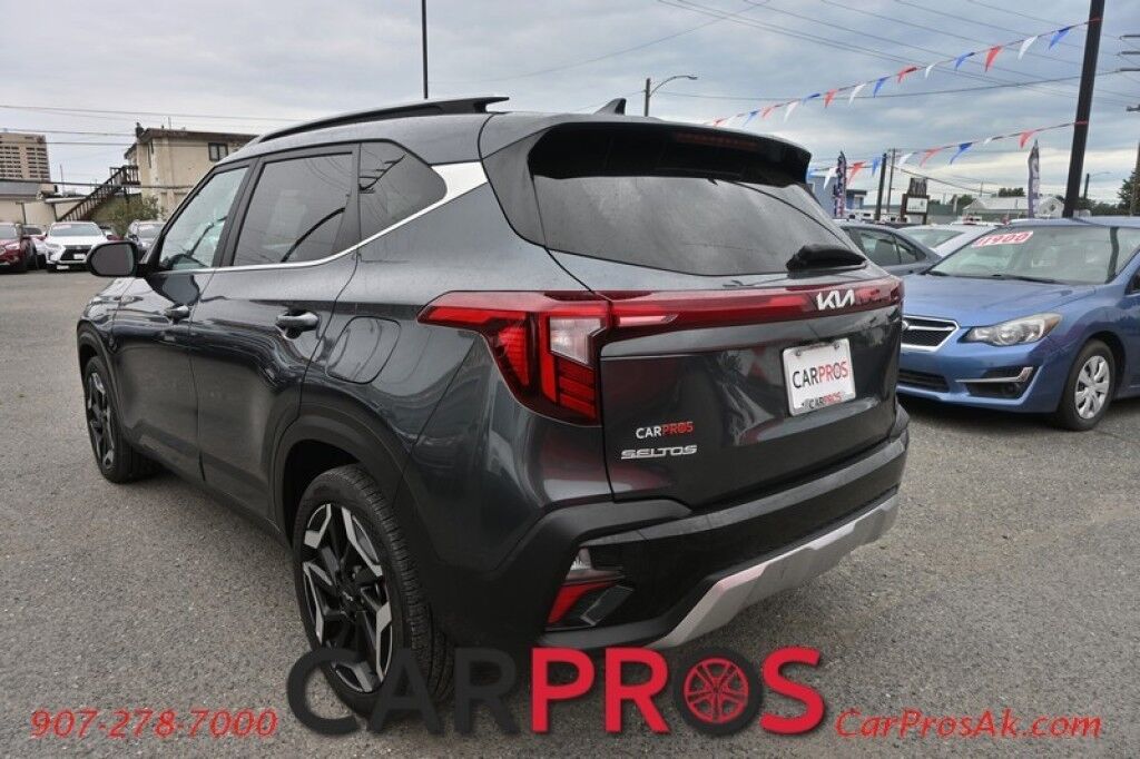 2024 Kia Seltos SX - AWD - Auto Start - Heated & Cooled Leather Seats - Bose Speakers - Sunroof - Bluetooth - Adaptive Cruise Control - Navigation - Apple CarPlay & Android Auto - Lane Departure & Blind Spot Alert - Back Up Camera - Power Liftgate - 27 MPG - 1-Owner Anchorage AK