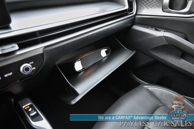 2024 Kia Sorento S / AWD / AutoStart / Power & Heated Leather Seats / Navigation / Adaptive Cruise Control / Apple CarPlay & Android Auto / Bluetooth / Back Up Camera / Lane Departure & Blind Spot Alert / 3rd Row / Seats 7 / 1-Owner Anchorage AK