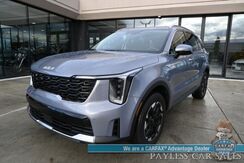2024_Kia_Sorento_S / AWD / AutoStart / Power & Heated Leather Seats / Navigation / Adaptive Cruise Control / Apple CarPlay & Android Auto / Bluetooth / Back Up Camera / Lane Departure & Blind Spot Alert / 3rd Row / Seats 7 / 1-Owner_ Anchorage AK