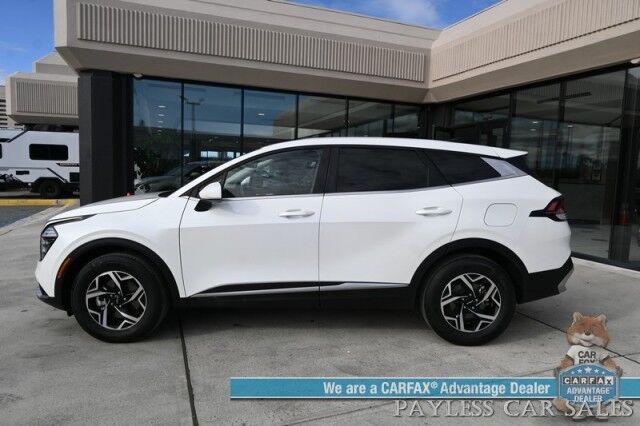 2024 Kia Sportage LX / AWD / Heated Cloth Seats / Lane Departure & Forward Collision Alert / Apple CarPlay & Android Auto / Aluminum Wheels / Bluetooth / Back Up Camera / Low Miles / 26 MPG / 1-Owner Anchorage AK