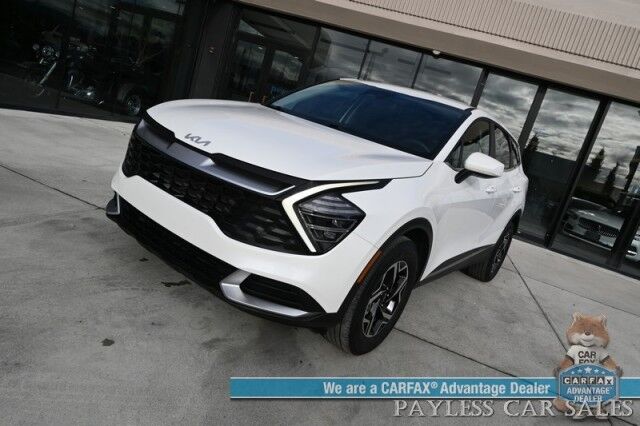 2024 Kia Sportage LX / AWD / Heated Cloth Seats / Lane Departure & Forward Collision Alert / Apple CarPlay & Android Auto / Aluminum Wheels / Bluetooth / Back Up Camera / Low Miles / 26 MPG / 1-Owner Anchorage AK