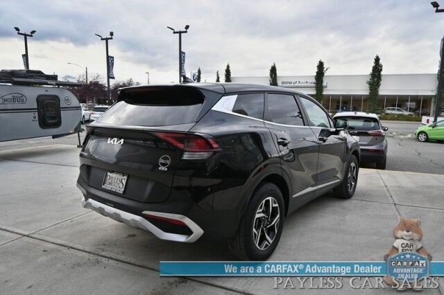2024 Kia Sportage LX / AWD / Heated Cloth Seats / Lane Departure & Forward Collision Alert / Apple CarPlay & Android Auto / Aluminum Wheels / Bluetooth / Back Up Camera / Low Miles / 26 MPG / 1-Owner Anchorage AK