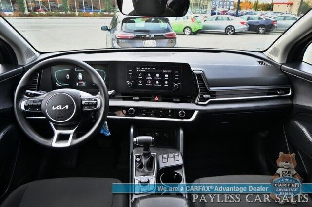 2024 Kia Sportage LX / AWD / Heated Cloth Seats / Lane Departure & Forward Collision Alert / Apple CarPlay & Android Auto / Aluminum Wheels / Bluetooth / Back Up Camera / Low Miles / 26 MPG / 1-Owner Anchorage AK