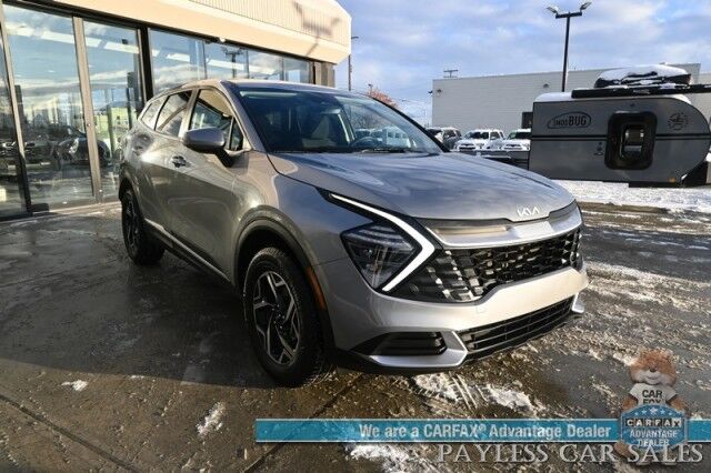 2024 Kia Sportage LX / AWD / Heated Premium Cloth Seats / Lane Departure & Forward Collision Alert / Apple CarPlay & Android Auto / Back Up Camera / Cruise Control / Keyless Entry / Air Conditioning / USB Input / 26 MPG / 1-Owner Anchorage AK