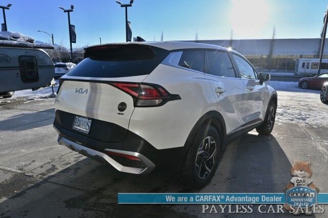 2024 Kia Sportage LX / AWD / Heated Premium Cloth Seats / Lane Departure & Forward Collision Alert / Apple CarPlay & Android Auto / Back Up Camera / Cruise Control / Keyless Entry / Air Conditioning / USB Input / 26 MPG / 1-Owner Anchorage AK 2024 Kia Sportage LX / AWD / Heated Premium Cloth Seats / Lane Departure & Forward Collision Alert / Apple CarPlay & Android Auto / Back Up Camera / Cruise Control / Keyless Entry / Air Conditioning / USB Input / 26 MPG / 1-Owner Anchorage AK