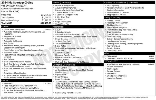 2024 Kia Sportage X-Line Raleigh NC