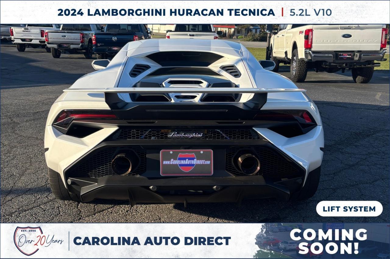 2024 Lamborghini Huracan Tecnica / 5.2L V10 / Front Lift System / Coming Soon Lincolnton NC