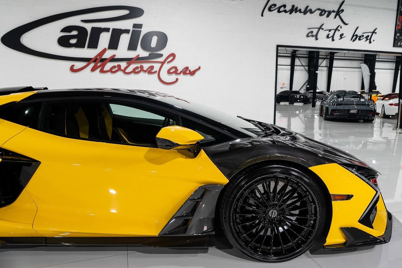 2024 Lamborghini Revuelto CARBON FIBER BODY KIT! Giallo Inti paint, Nero Ade/Giallo interior, MV Forged wheels AND MUCH MORE!! Fort Lauderdale FL
