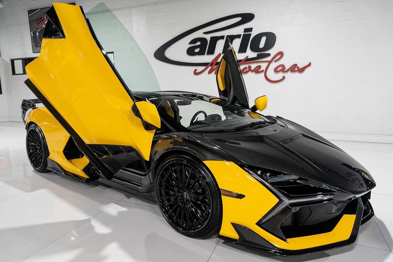 2024 Lamborghini Revuelto CARBON FIBER BODY KIT! Giallo Inti paint, Nero Ade/Giallo interior, MV Forged wheels AND MUCH MORE!! Fort Lauderdale FL