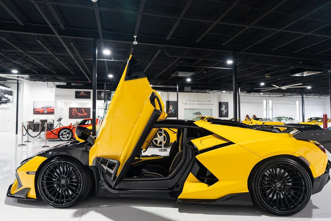 2024 Lamborghini Revuelto CARBON FIBER BODY KIT! Giallo Inti paint, Nero Ade/Giallo interior, MV Forged wheels AND MUCH MORE!! Fort Lauderdale FL