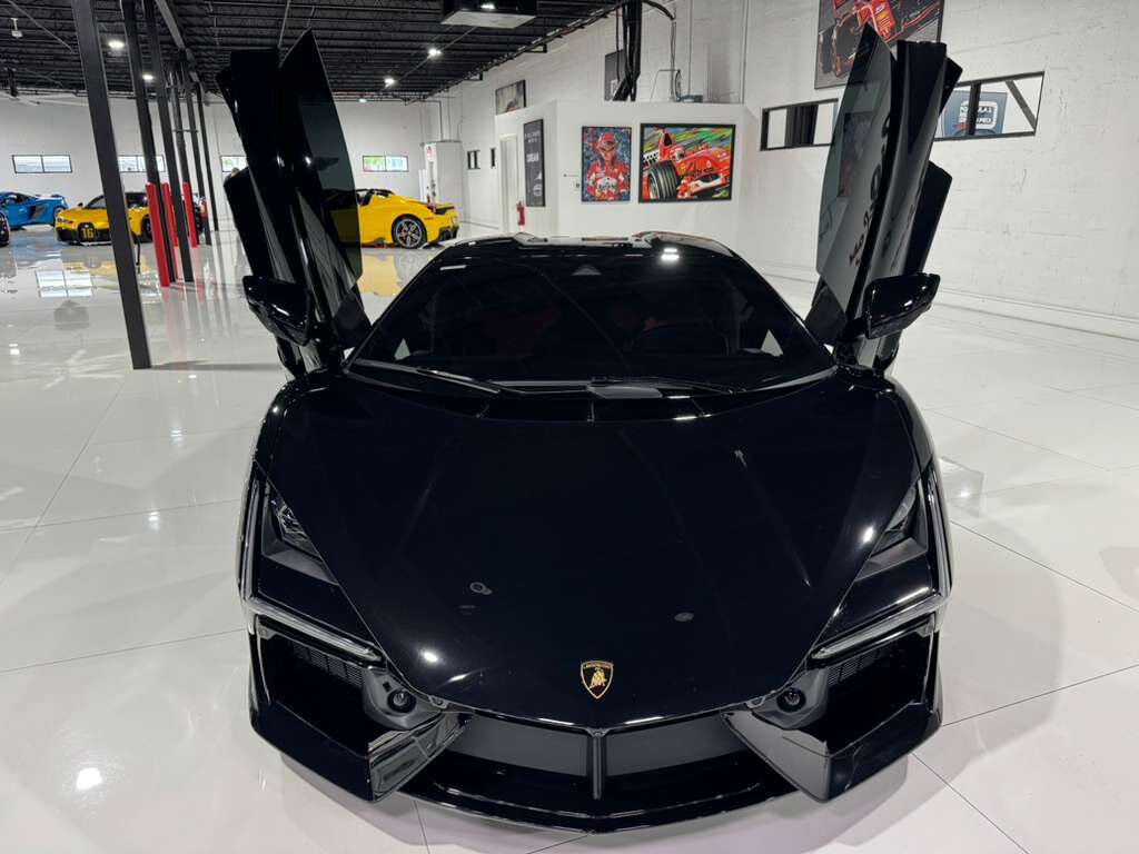 2024 Lamborghini Revuelto Nero Helene paint, Ad Personam interior, carbon racing seats, 360 camera, interior carbon AND MORE!! Fort Lauderdale FL