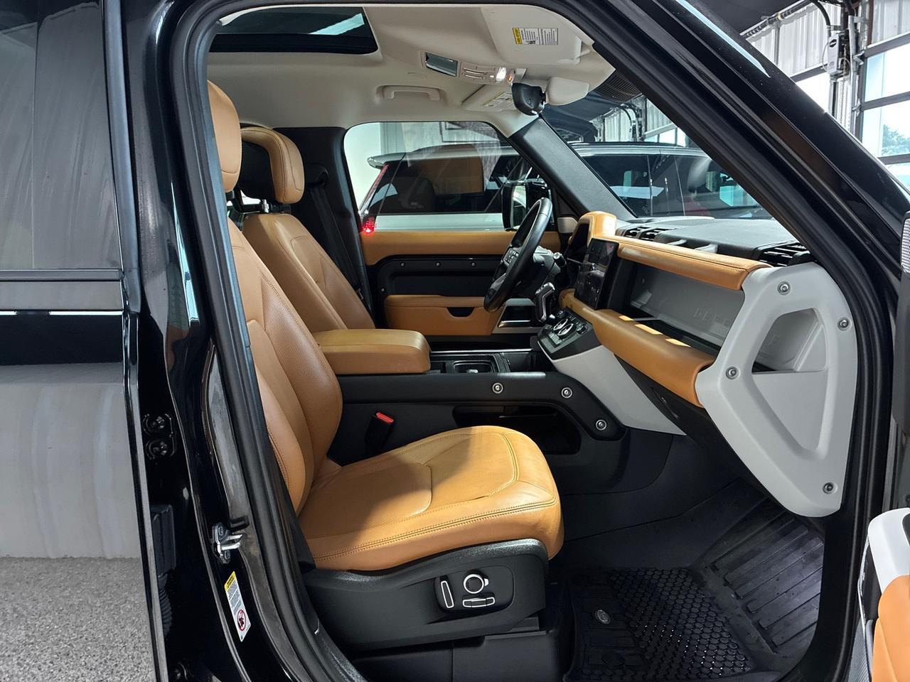 2024 Land Rover Defender 130 S, 22in Wheels, Leather Upgrade, HUD, Tow, 18-Way H&C Seats, Bla Houston TX