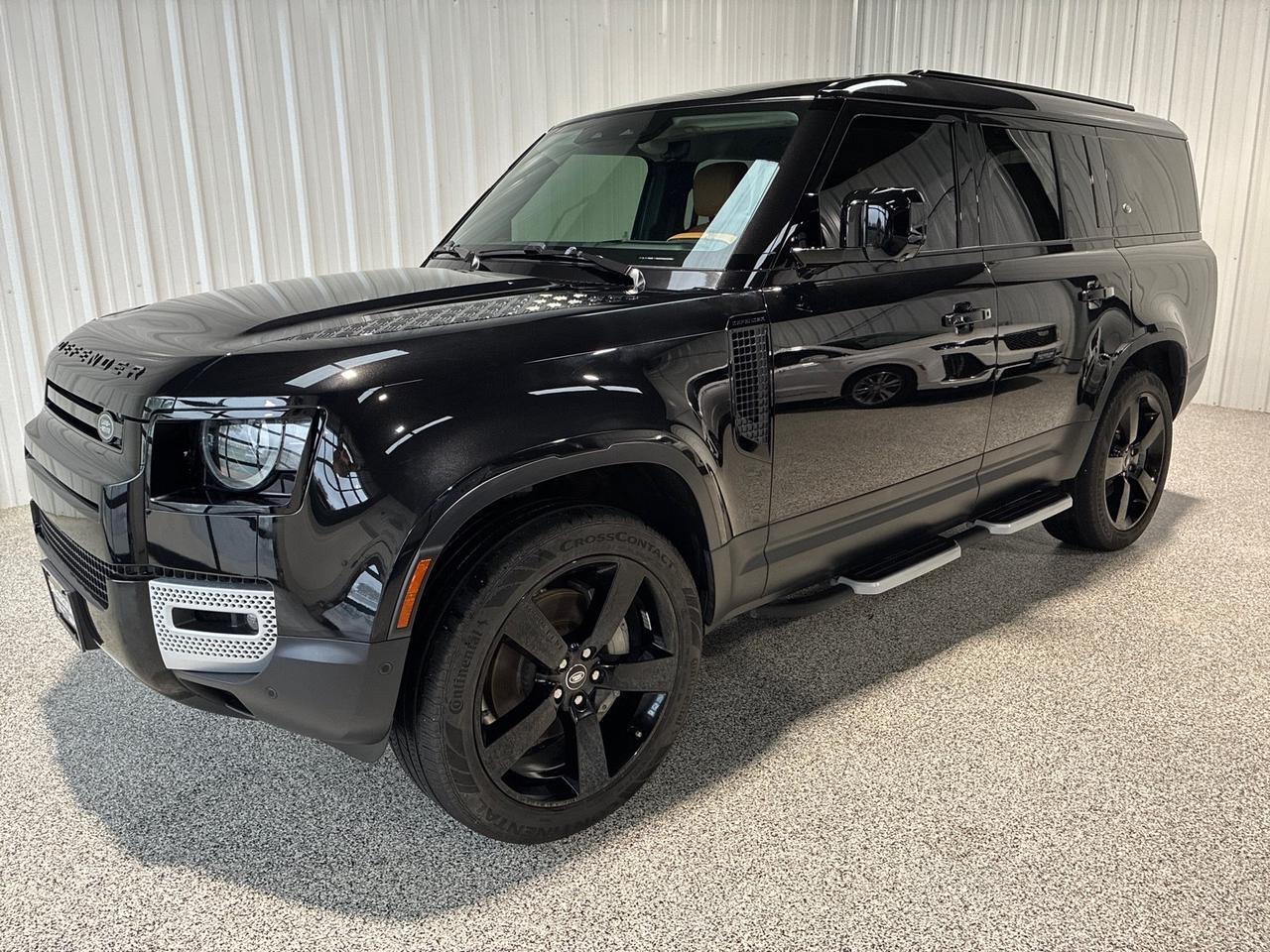 2024 Land Rover Defender 130 S, 22in Wheels, Leather Upgrade, HUD, Tow, 18-Way H&C Seats, Bla Houston TX