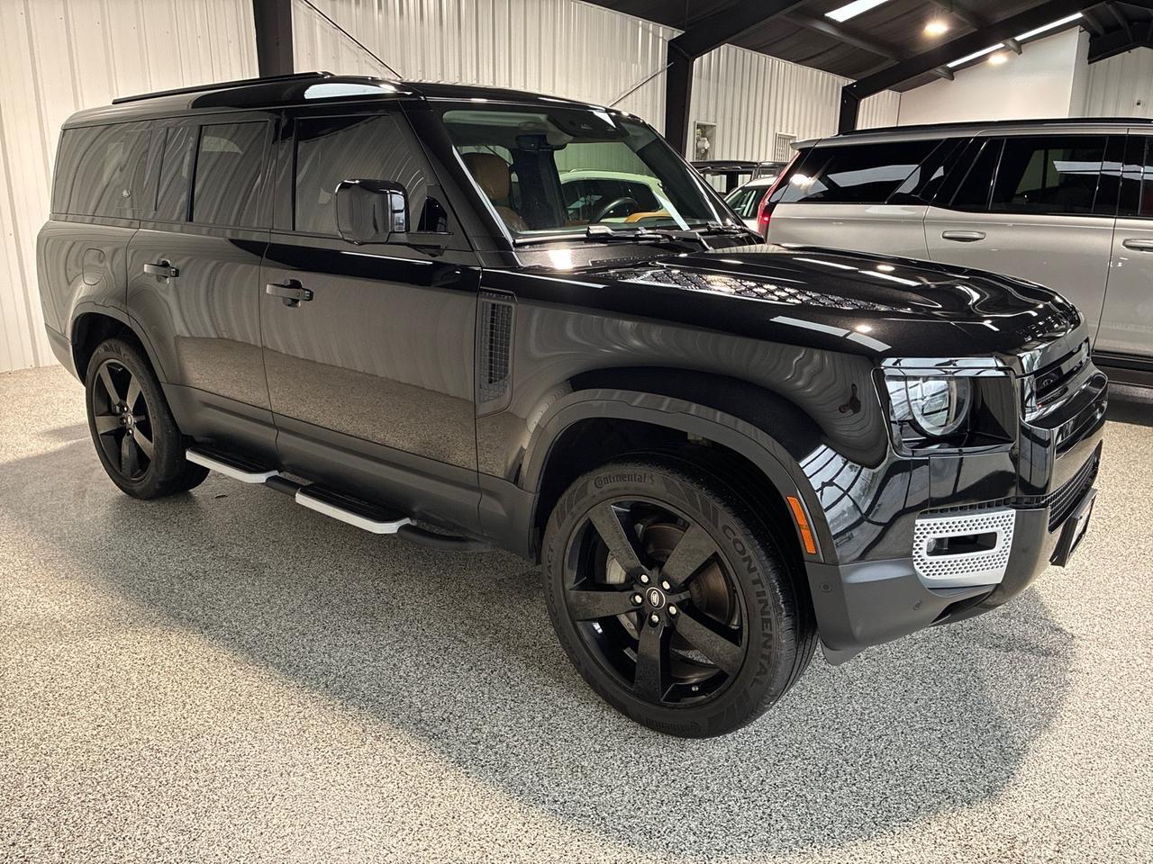 2024 Land Rover Defender 130 S, 22in Wheels, Leather Upgrade, HUD, Tow, 18-Way H&C Seats, Bla Houston TX