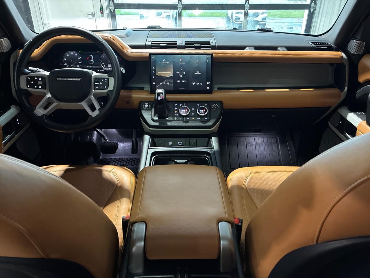 2024 Land Rover Defender 130 S, 22in Wheels, Leather Upgrade, HUD, Tow, 18-Way H&C Seats Houston TX