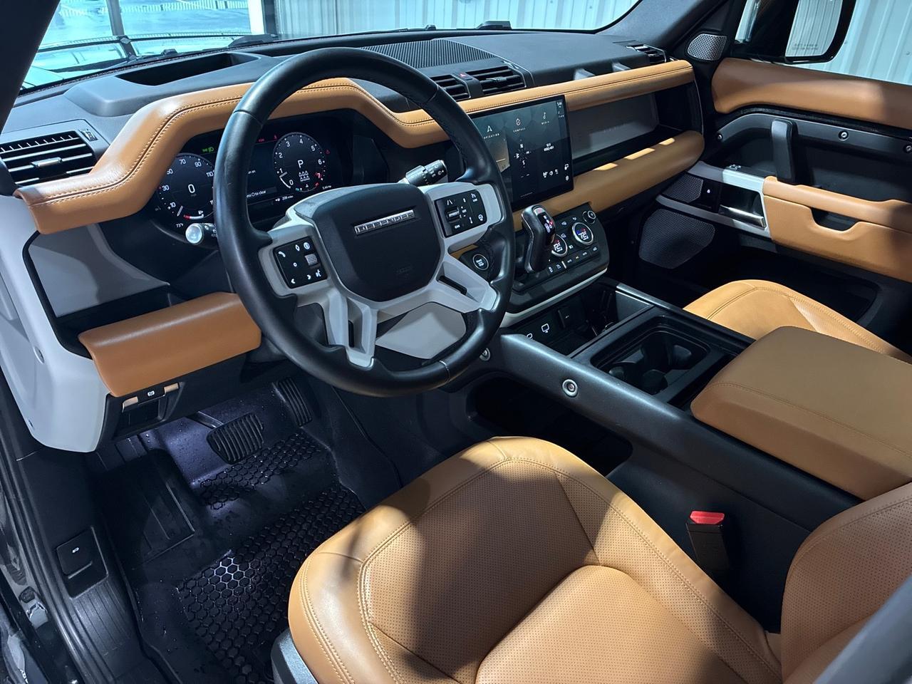 2024 Land Rover Defender 130 S, 22in Wheels, Leather Upgrade, HUD, Tow, 18-Way H&C Seats Houston TX