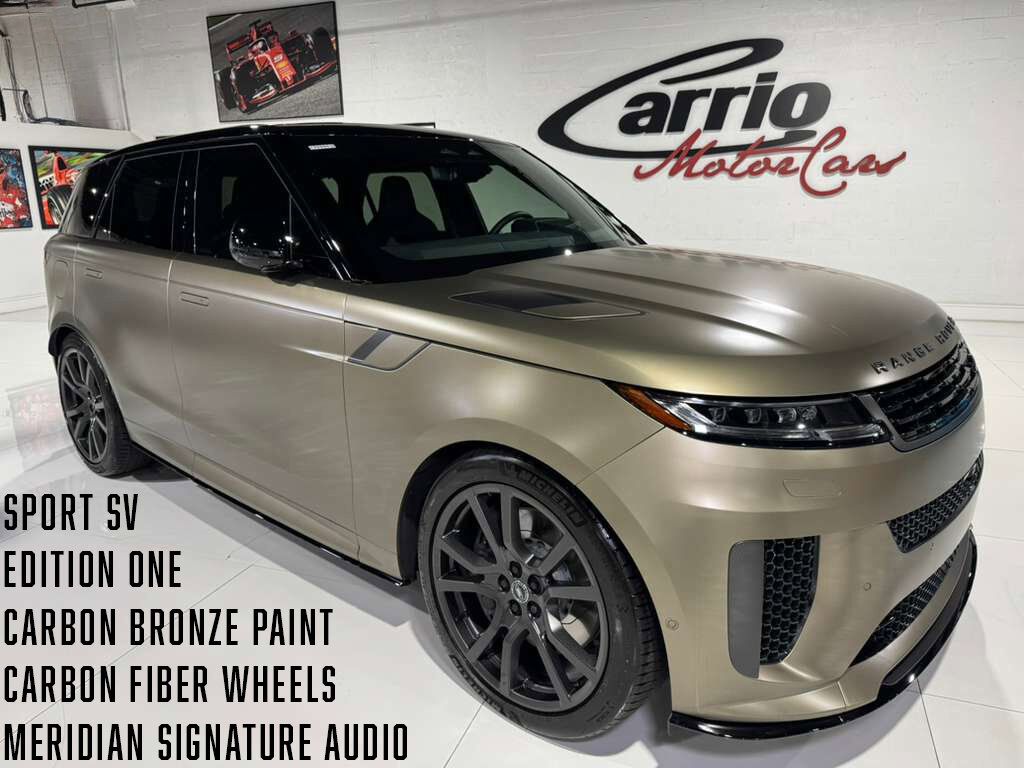 2024 Land Rover Range Rover Sport SV Edition One Carbon Bronze