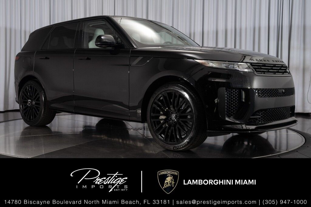 2024 Land Rover Range Rover Sport SV Edition One Obsidian Black