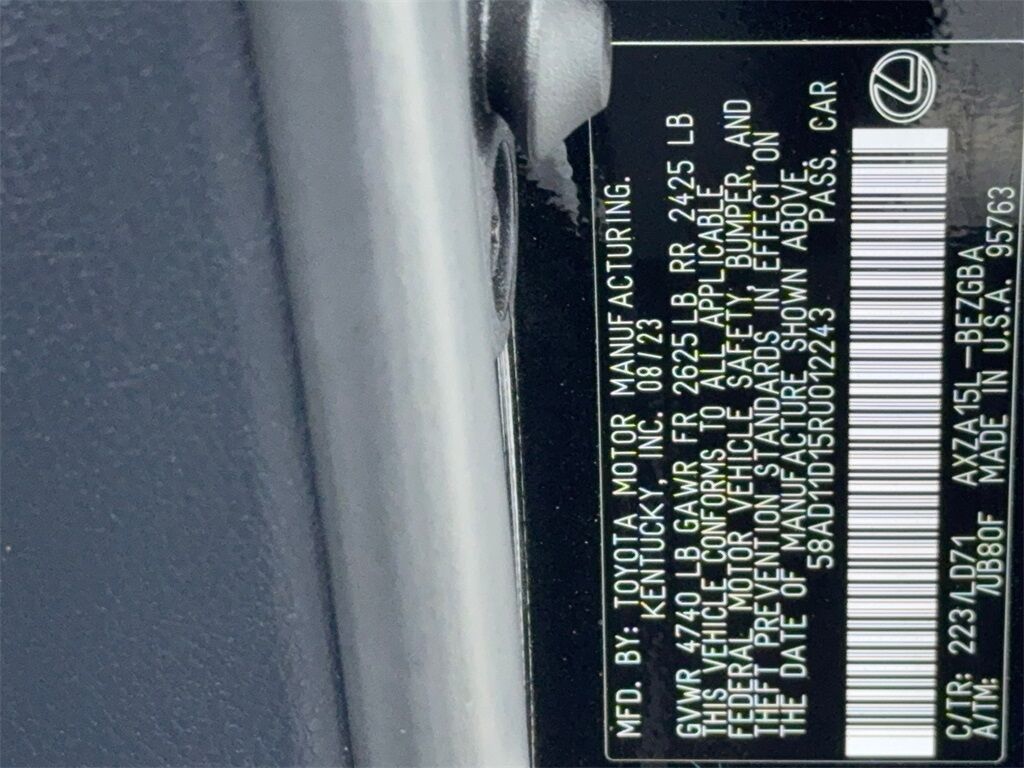 2024 Lexus ES 250 CAM,SUNROOF,CLMT STS,BLIND SPOT Plano TX