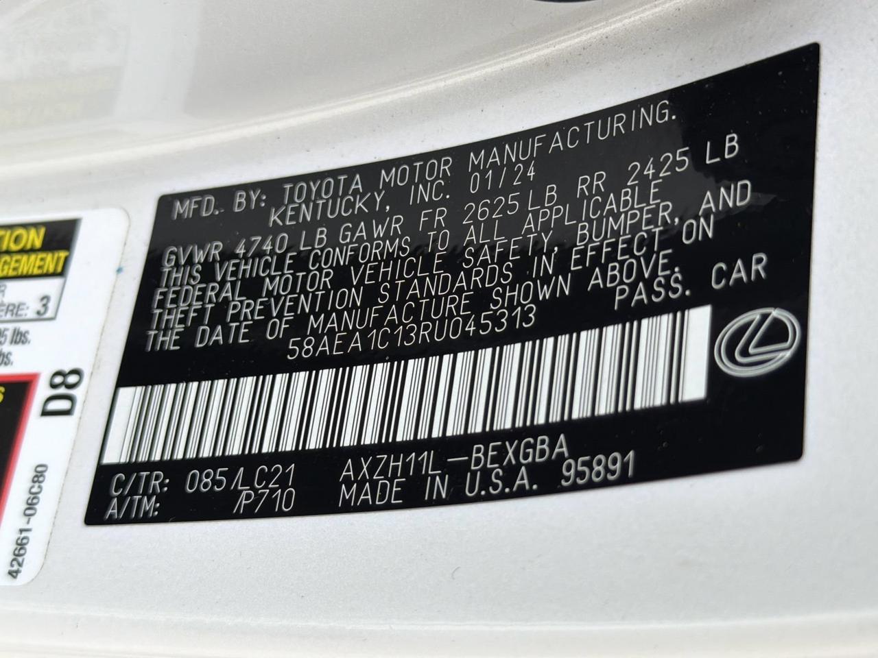 2024 Lexus ES 300h Luxury San Antonio TX