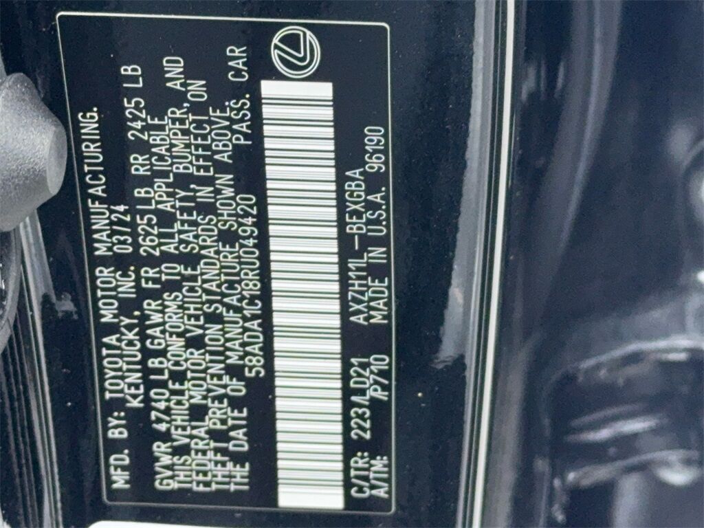 2024 Lexus ES 300h NAV,CAM,SUNROOF,CLMT STS,BLIND SPOT Plano TX