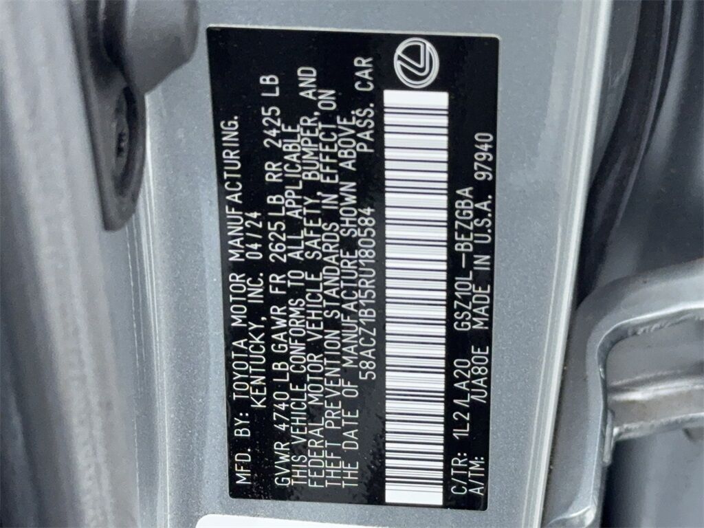 2024 Lexus ES 350 CAM,SUNROOF,CLMT STS,BLIND SPOT,17&quot; WLS Plano TX