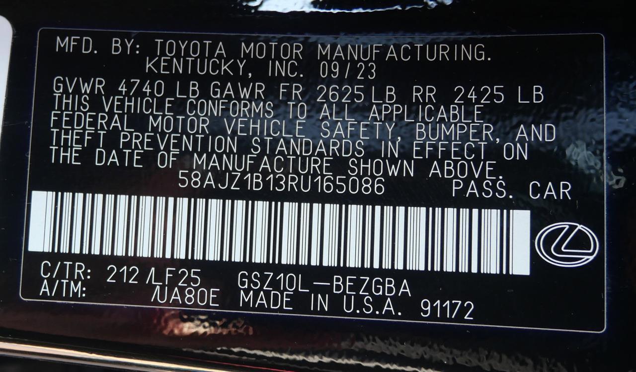 2024 Lexus ES 350 F SPORT Handling San Juan TX