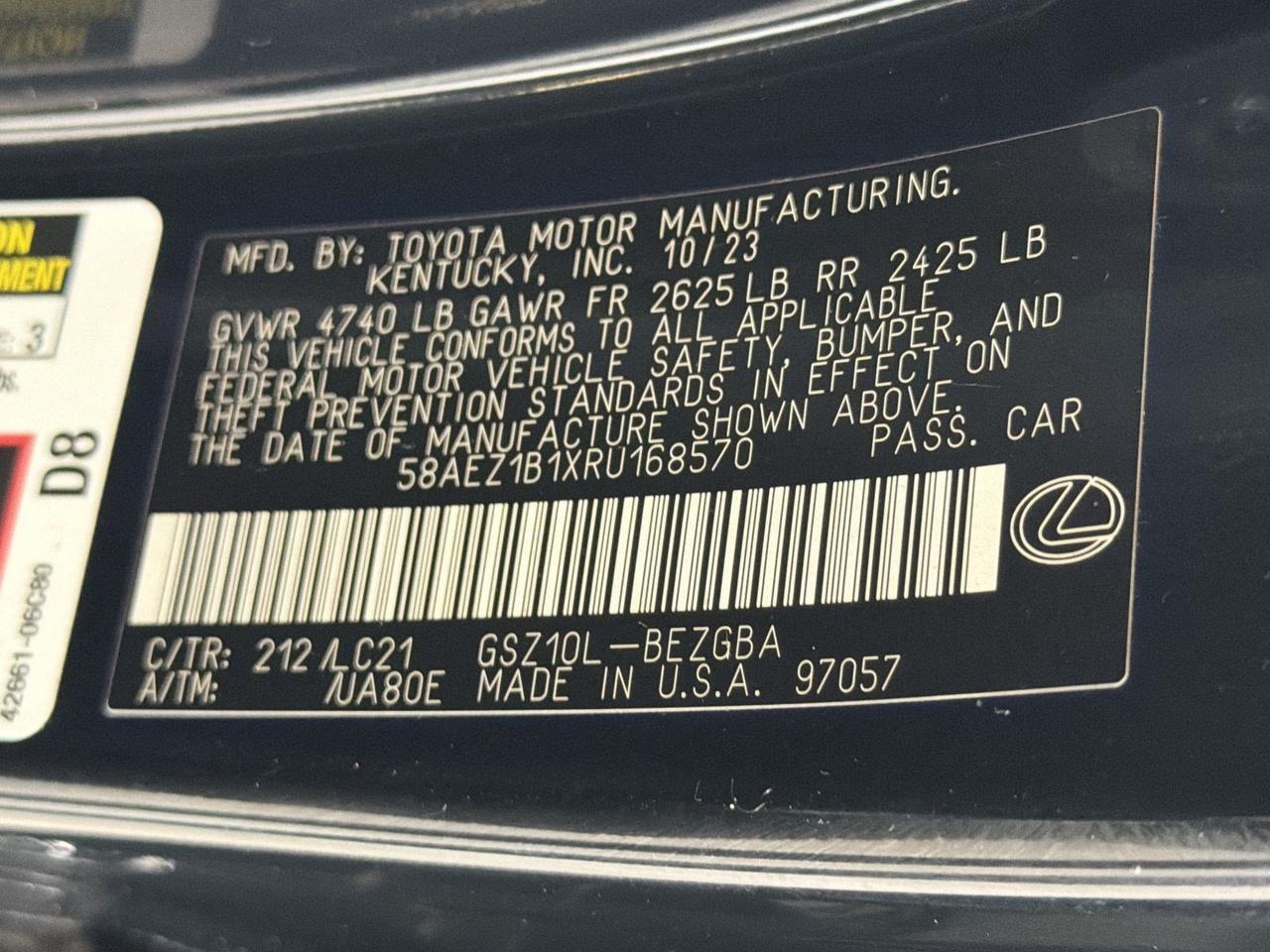 2024 Lexus ES 350 Luxury San Antonio TX