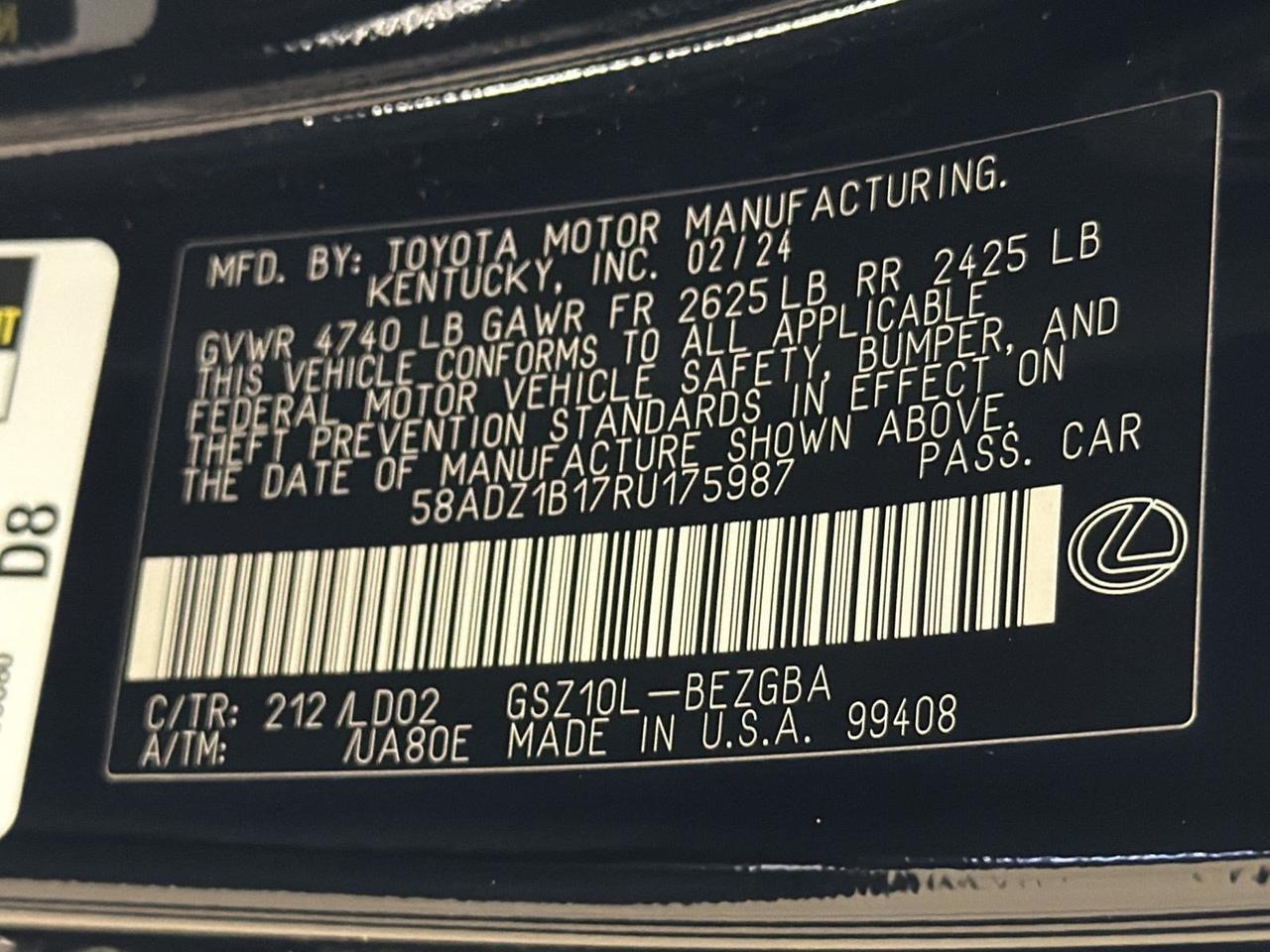 2024 Lexus ES 350 San Antonio TX