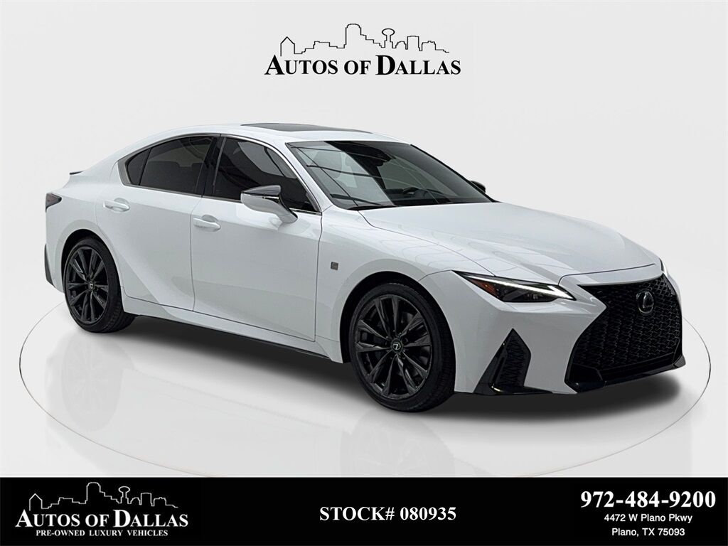 2024 Lexus IS 350 F SPORT Design CAM,SUNROOF,CLMT STS,BLIND SPOT Plano TX