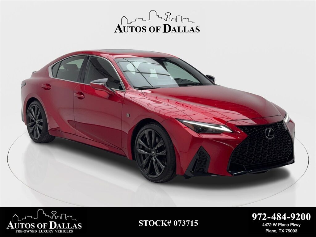 2024 Lexus IS 350 F SPORT Design CAM,SUNROOF,CLMT STS,BLIND SPOT Plano TX