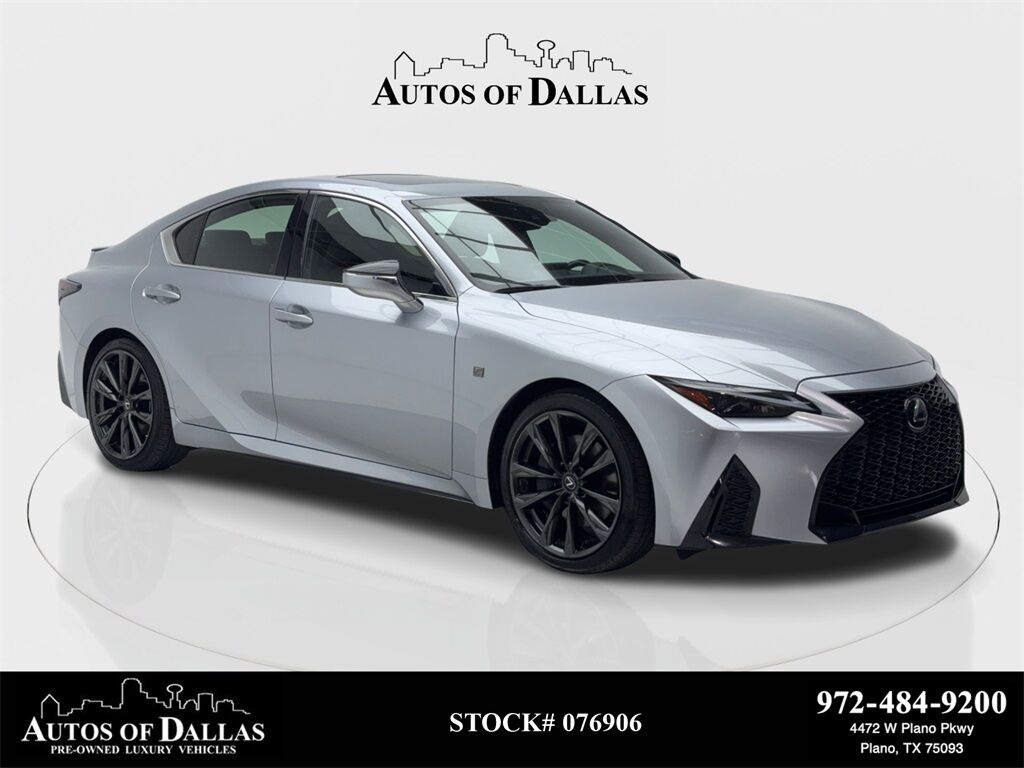 2024 Lexus IS 350 F SPORT Design CAM,SUNROOF,CLMT STS,BLIND SPOT Plano TX